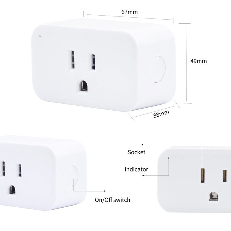 THIRDREALITY Smart Plug 4 Pack, 15A Smart Outlet with Timer Function, Zigbee Repeater, ETL Certified, Requires ZigBee Hub, No Power Meter - Image 5